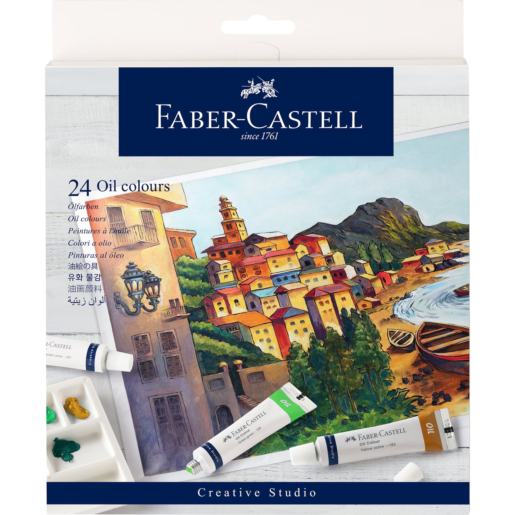 Faber-Castell Creative Studio 24 Color Oil Paint Set